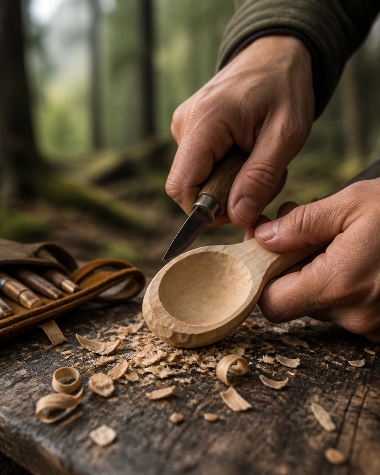 The joy of wood carving