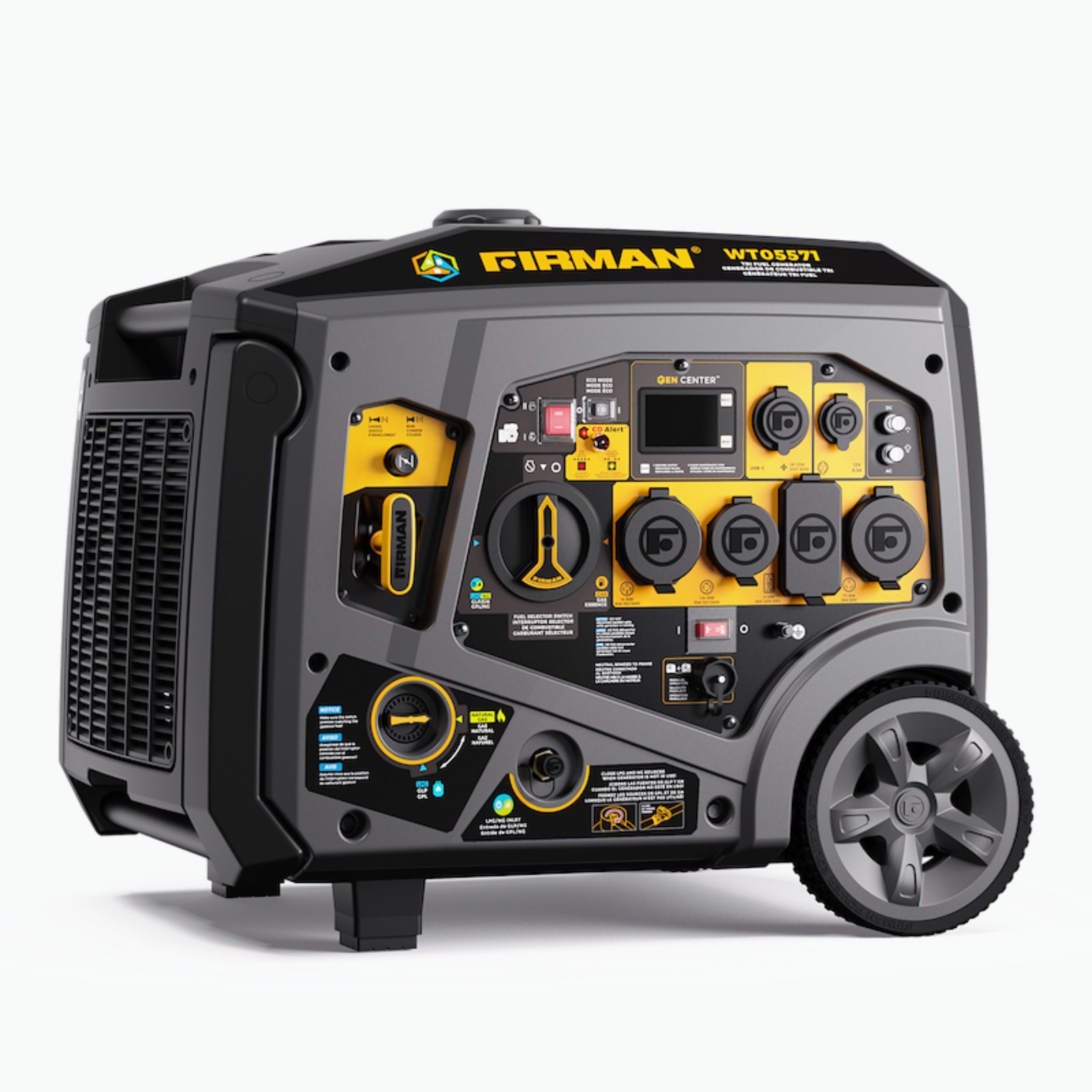 Firman Inverter Portable Generator - Multiple Power Options - Firman - view 3