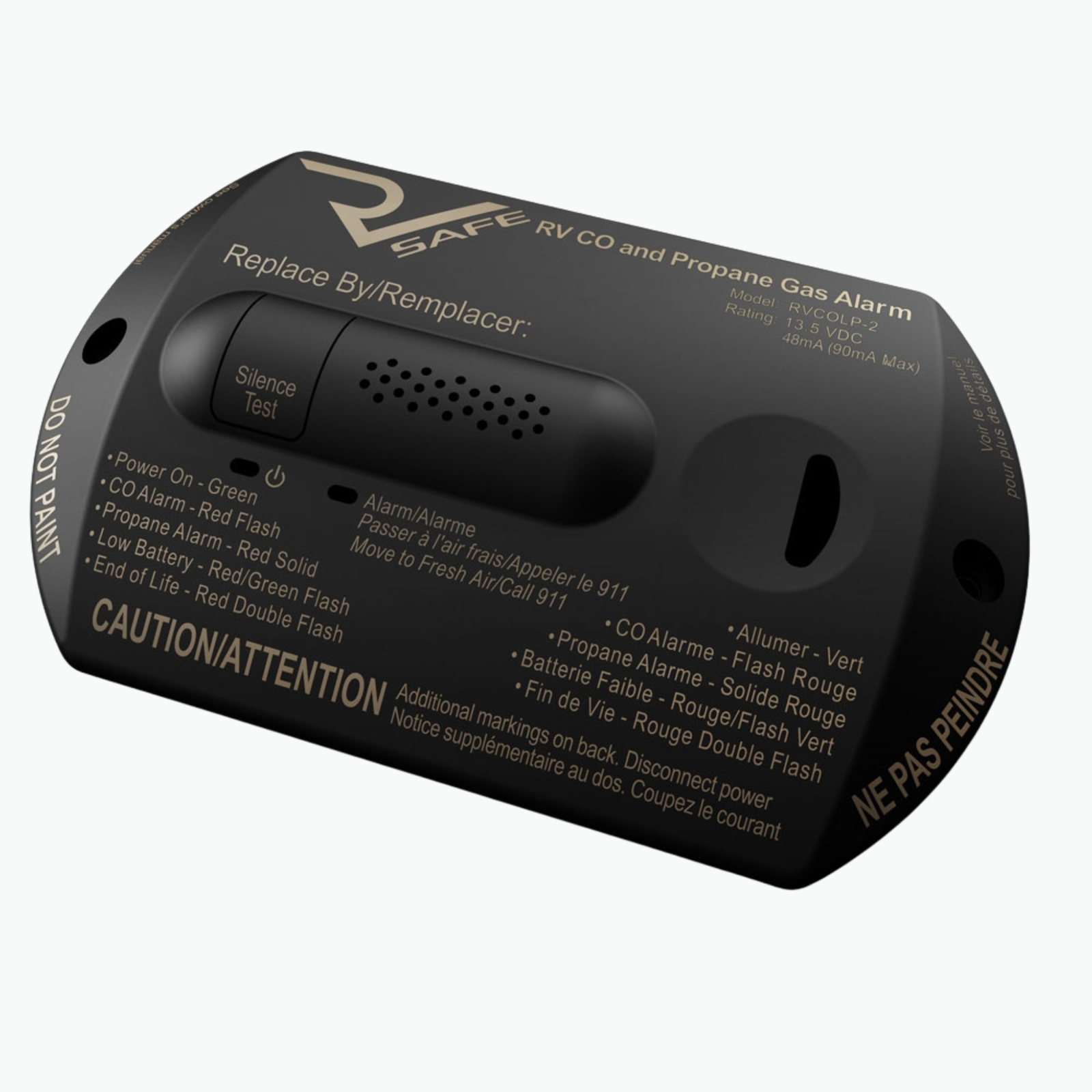 R Safe Universal Replacement RV Gas Alarm - R Safe - view 1