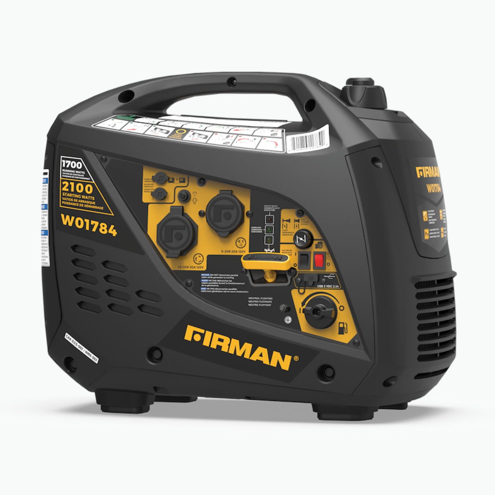 Firman Inverter Portable Generator - Multiple Power Options - Firman - view 1