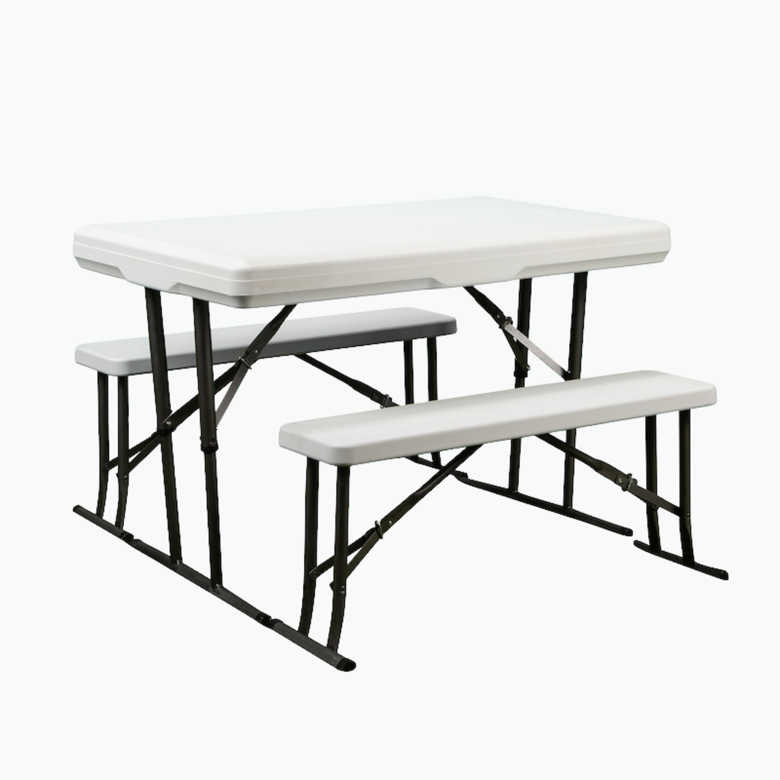 Faulkner Picnic Table with Nesting Benches - Outdoor - view 1