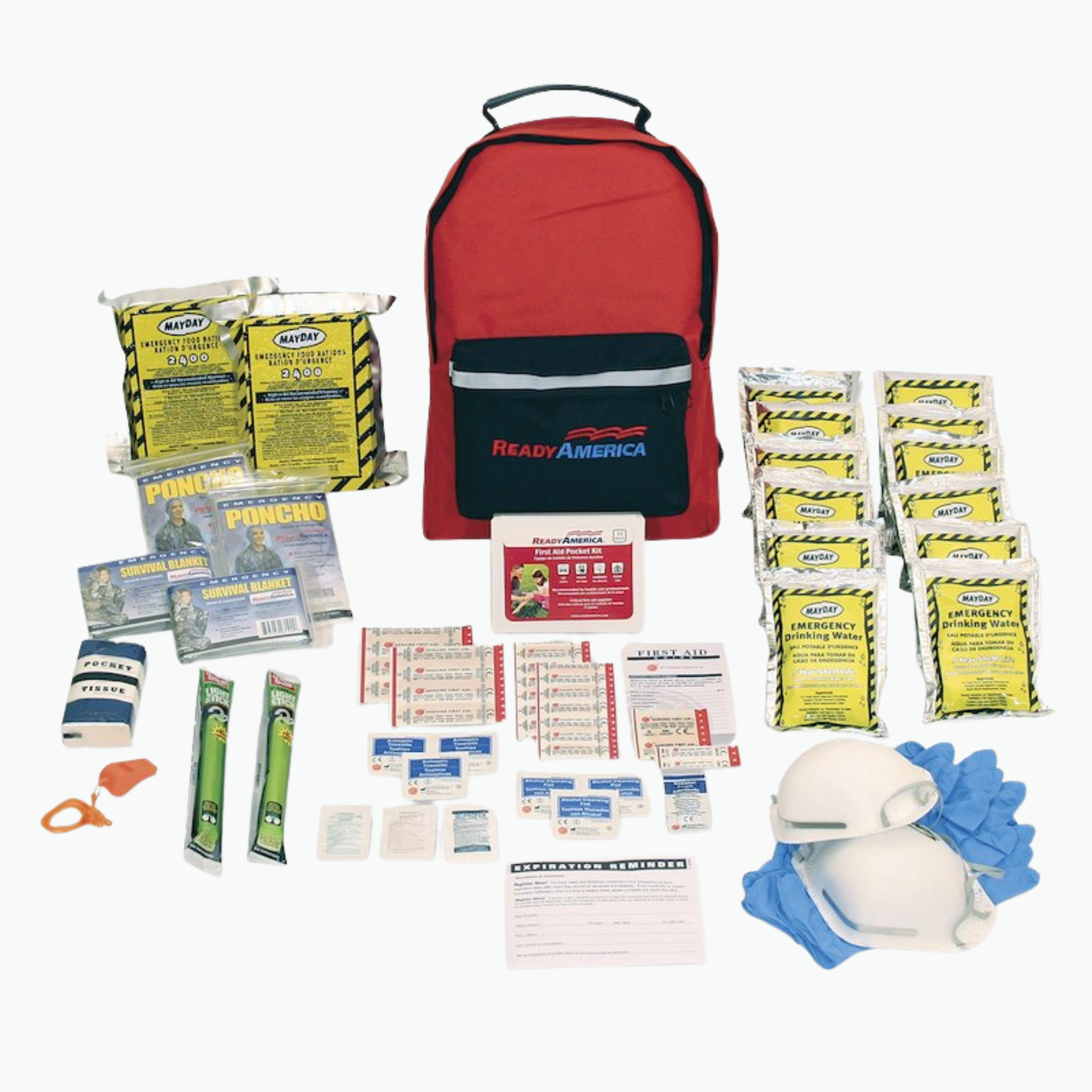 2 Person Emergency Kit - 3 Day Survival Backpack - Ready America