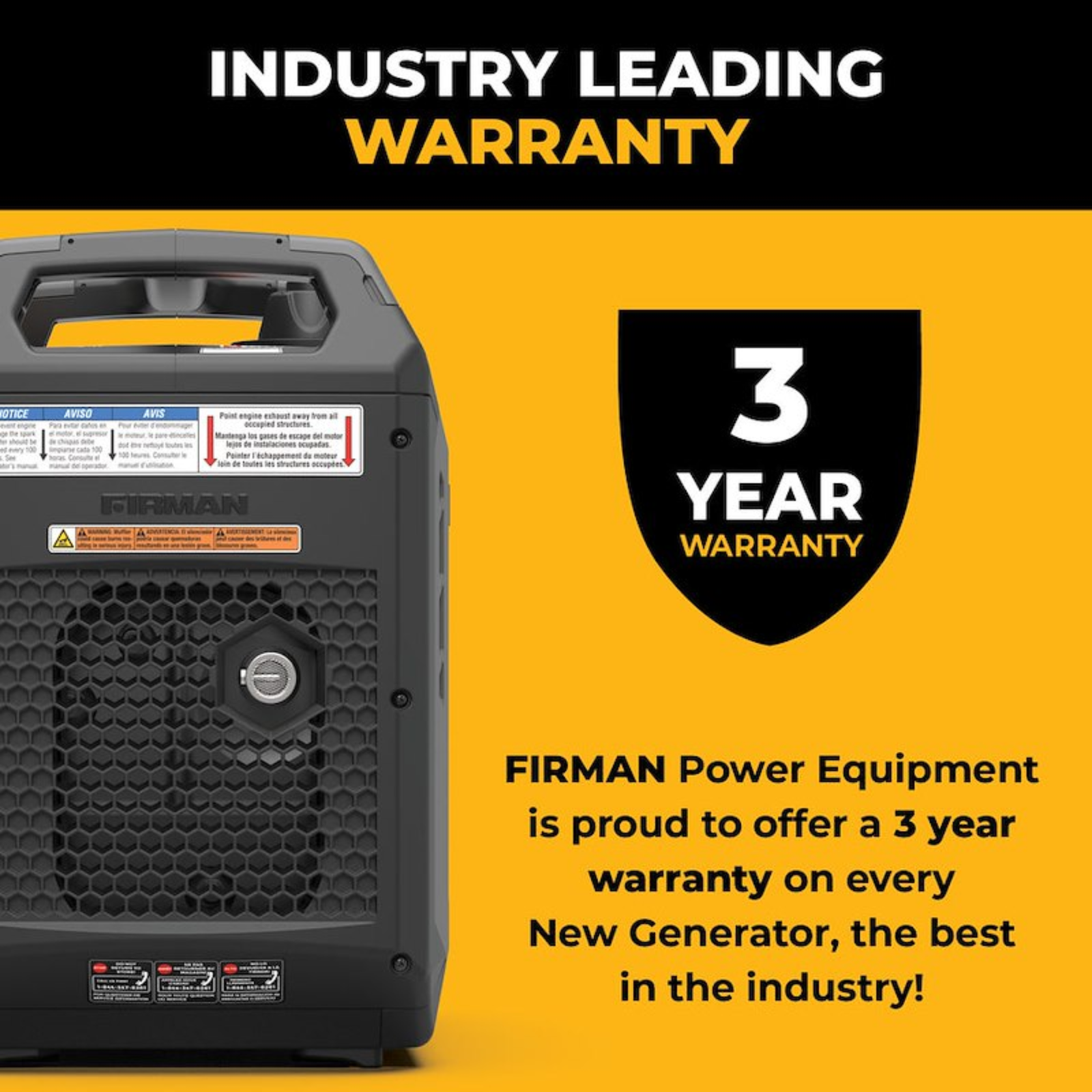 Firman Inverter Portable Generator - Multiple Power Options - Firman - view 9