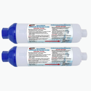 AquaFRESH Inline RV Water Filter - GAC/KDF, 2-Pack - Valterra / Dometic