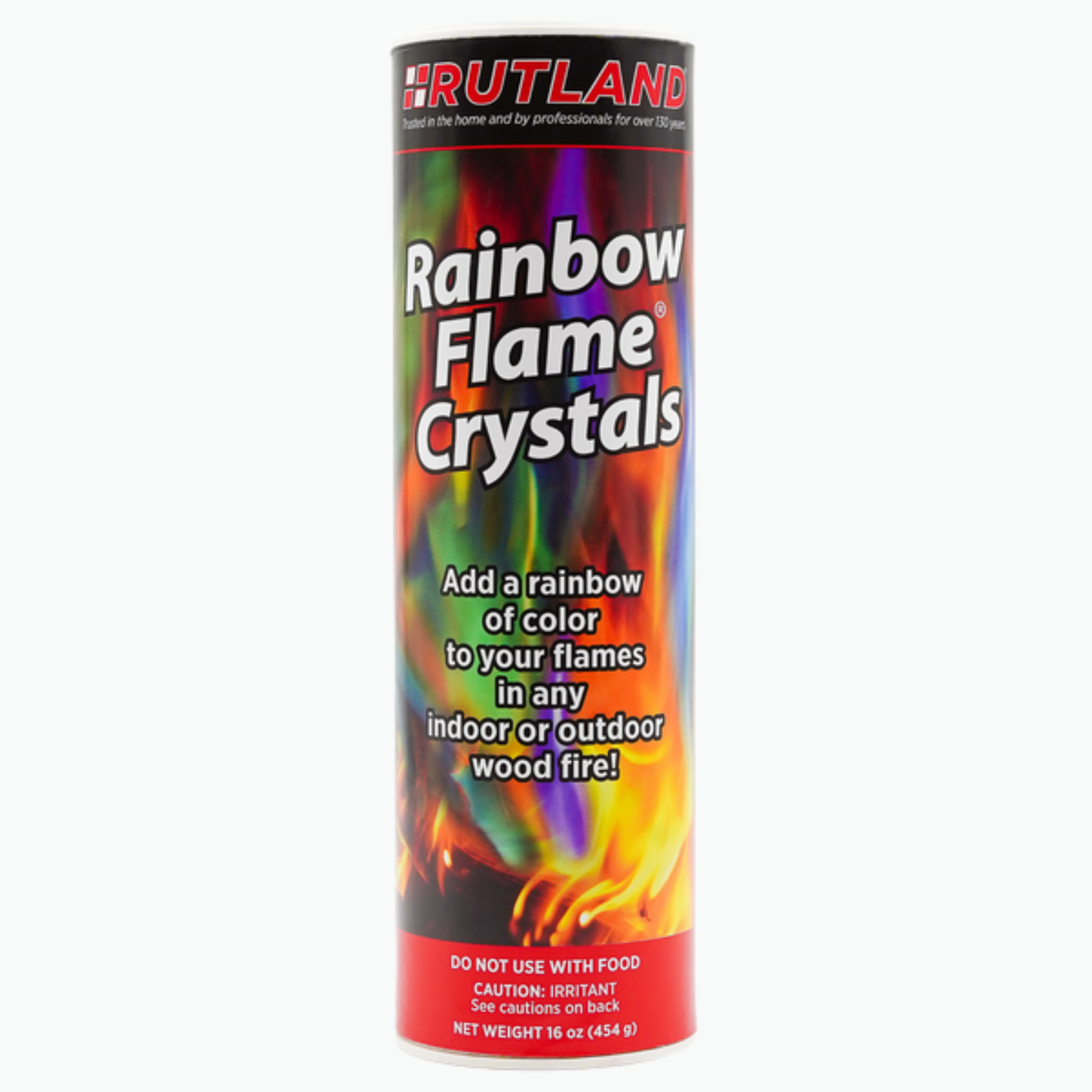 Rutland Rainbow Flame Campfire Colorant - 1 lb Canister - Rutland