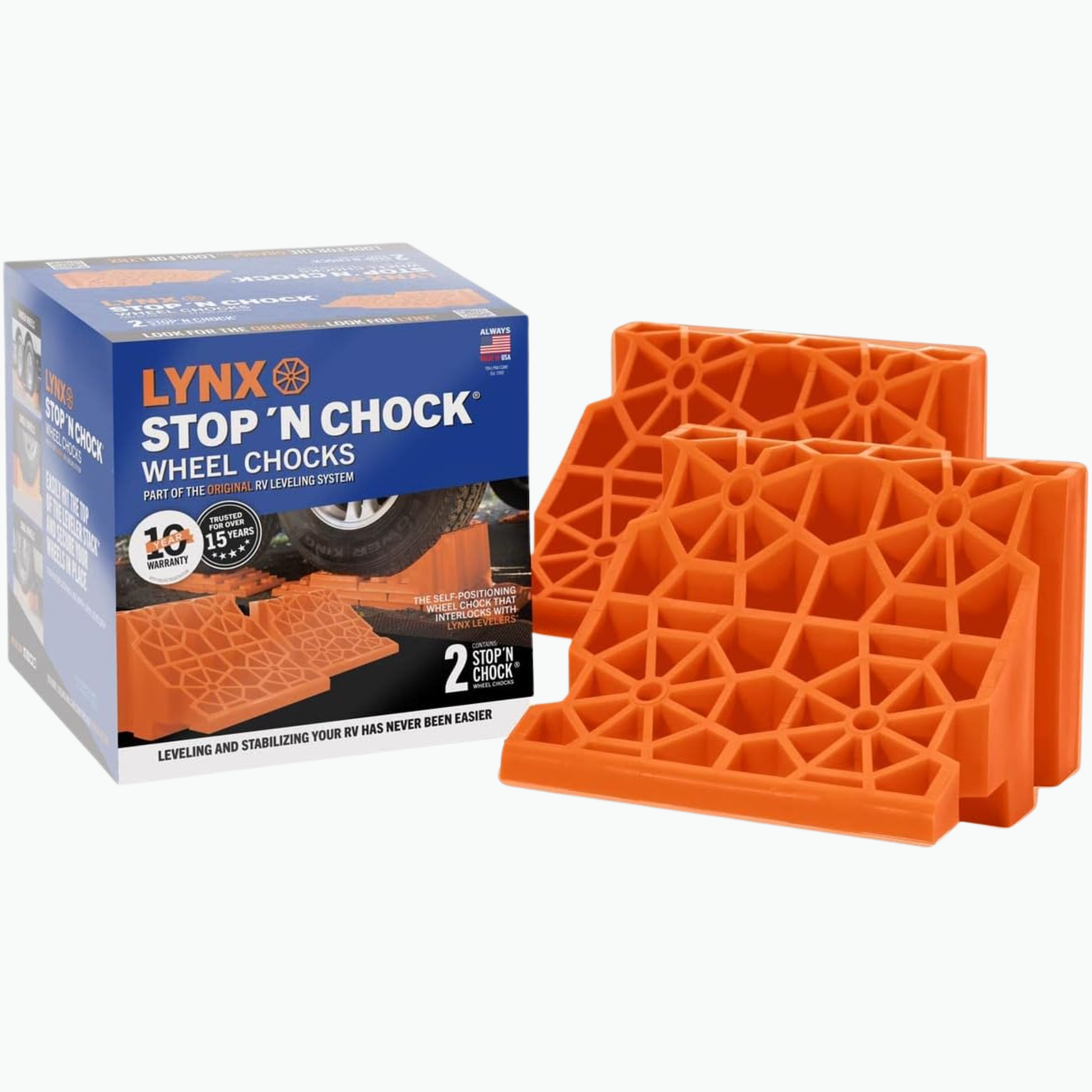 Lynx Stop 'N Chock RV Wheel Chocks - Lynx - view 1