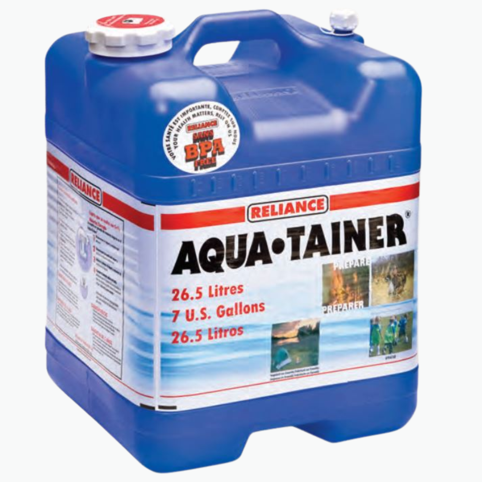Reliance Aqua-Tainer Water Carrier - 7 Gallon - Reliance