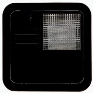 Suburban Advantage RV Water Heater Access Door - Black, Flush Mount - Suburban / Airxcel
