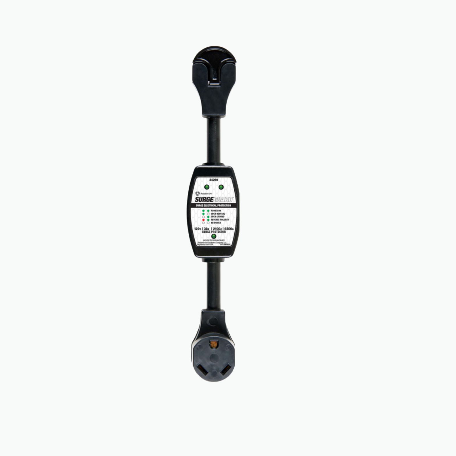Southwire Surge Protector, 120V 30AMP, P&R, BLK - Chief Camper - view 1
