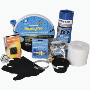 Valterra Aqua Pro Deluxe RV Starter Kit - Complete Water & Sewer Setup - Valterra