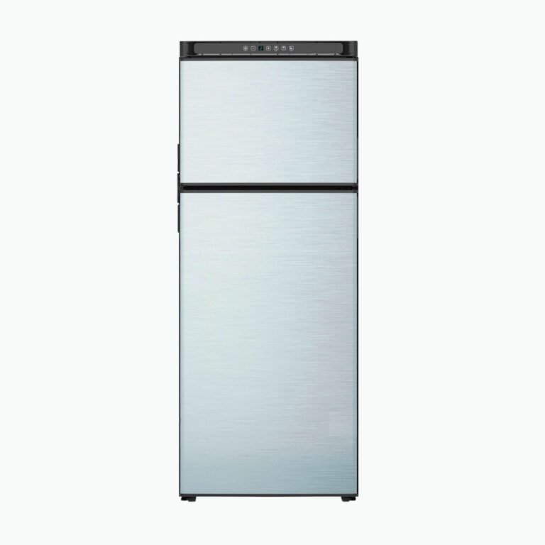 Norcold Polar 12V DC compressor RV refrigerator with stainless steel doors